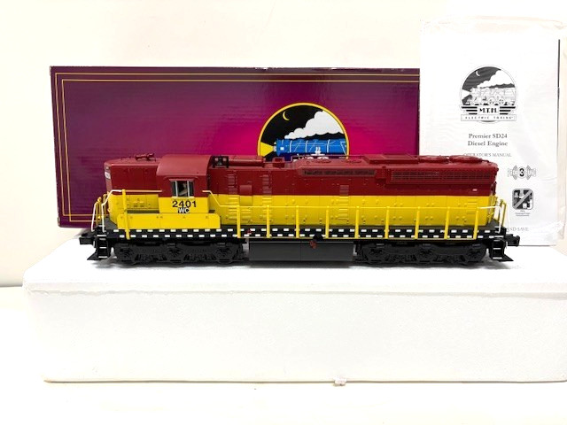 MTH PREMIER 20-21329-1 WISCONSIN CENTRAL SD24 #2401 DIESEL W/ PROTO SOUND 3.0