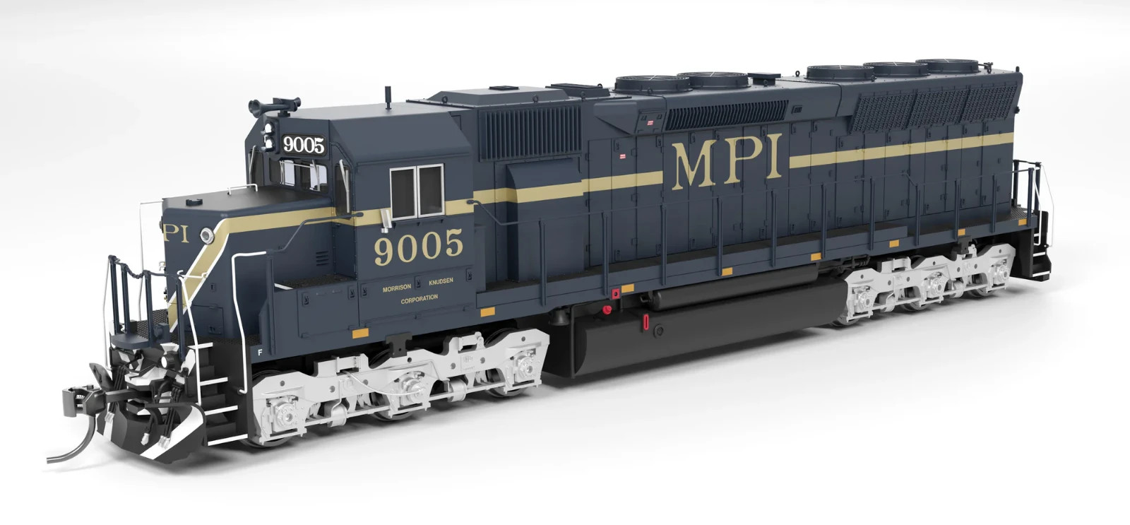 Broadway Limited HO 9812 EMD SD45, MPI 9005, Blue w/ Gold, Paragon4 Sound/DC/DCC