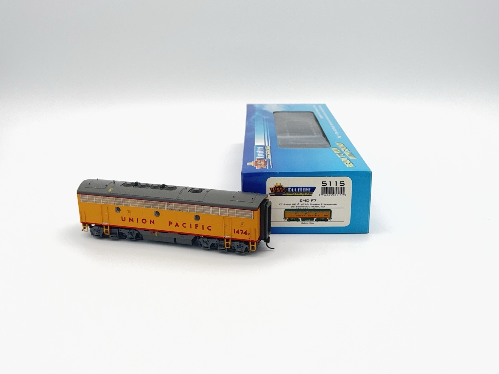 Broadway Limited – HO – UP – EMD F7B #1474C – Sound/DC – Powered – Train 5115