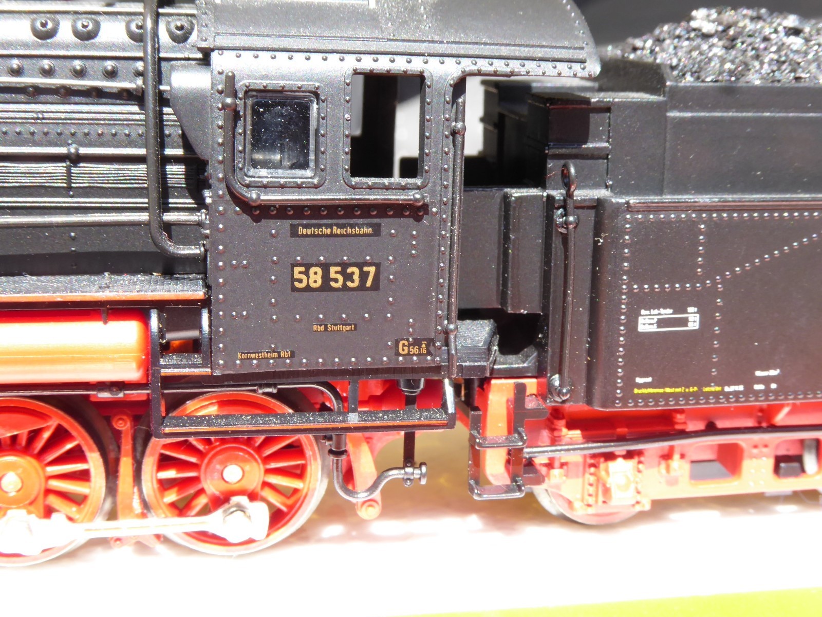 Roco 43203 H0 Steam Locomotive BR 58 537 Ex G12 DRG Epoch II