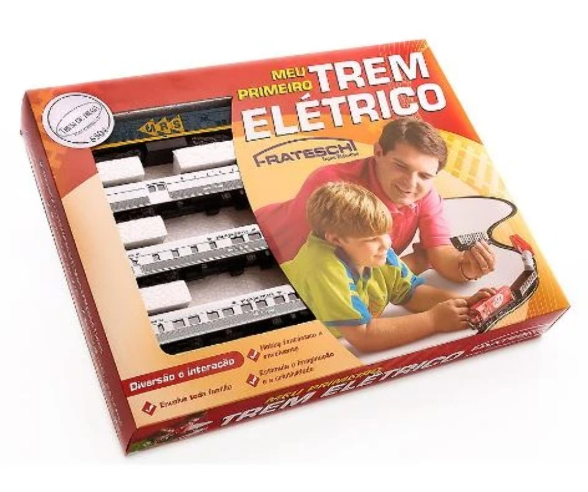 Silver Express Train Rio SP 6504 Eletric FRATESCHI Miniature HO Scale 1:87 Figur