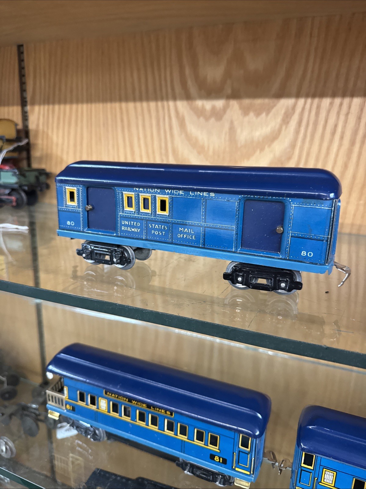 Rare American Flyer 3113 W/ 80,81,82 Nation Wide Lines Set.