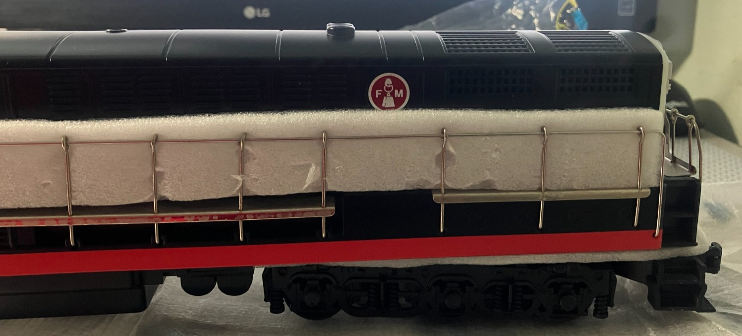 MTH PREMIER SOUTHERN PACIFIC FM TRAINMASTER DIESEL ENGINE 20-22233-1 O Ps2 BCR