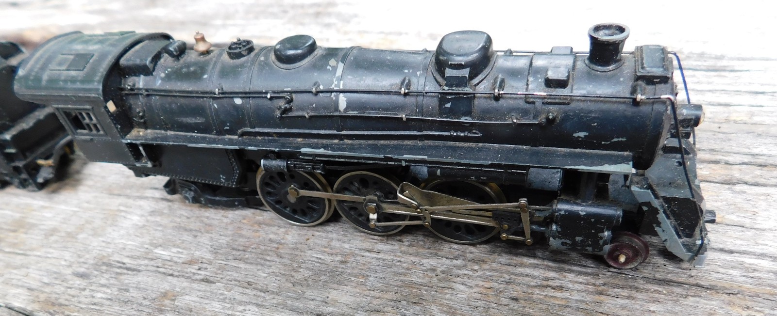 4-6-2 Unbranded Tyco Mantua Metal HO Steam Loco & Tender with Light