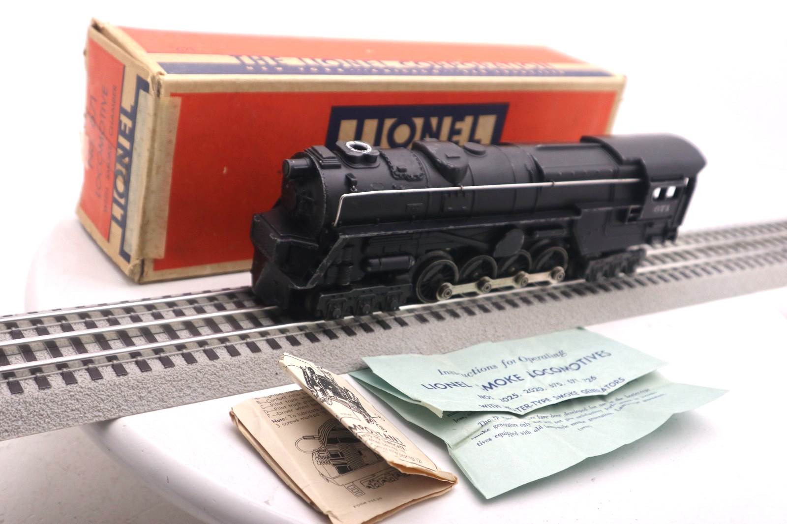 Lionel, O, 671, PRR, S-2 Turbine 6-8-6 Diecast Steam Engine, C-7 in Original Box