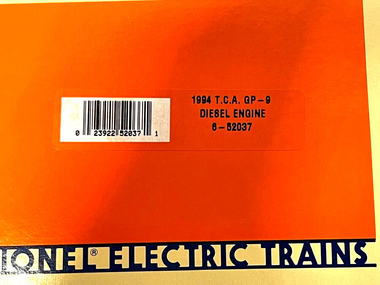 Lionel 6-52037 1994 TCA GP-7 Diesel Engine Yorkrail #1754 O Gauge NEW