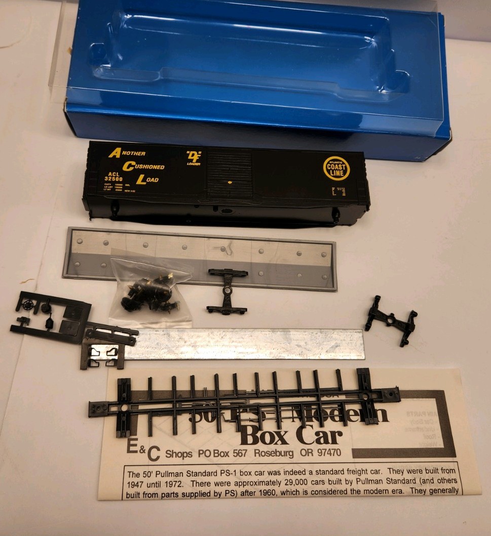 E & C SHOPS HO 0205 50′ PS-1 SINGLE DOOR ATLANTIC COAST LINE #32500 UNBUILT C49