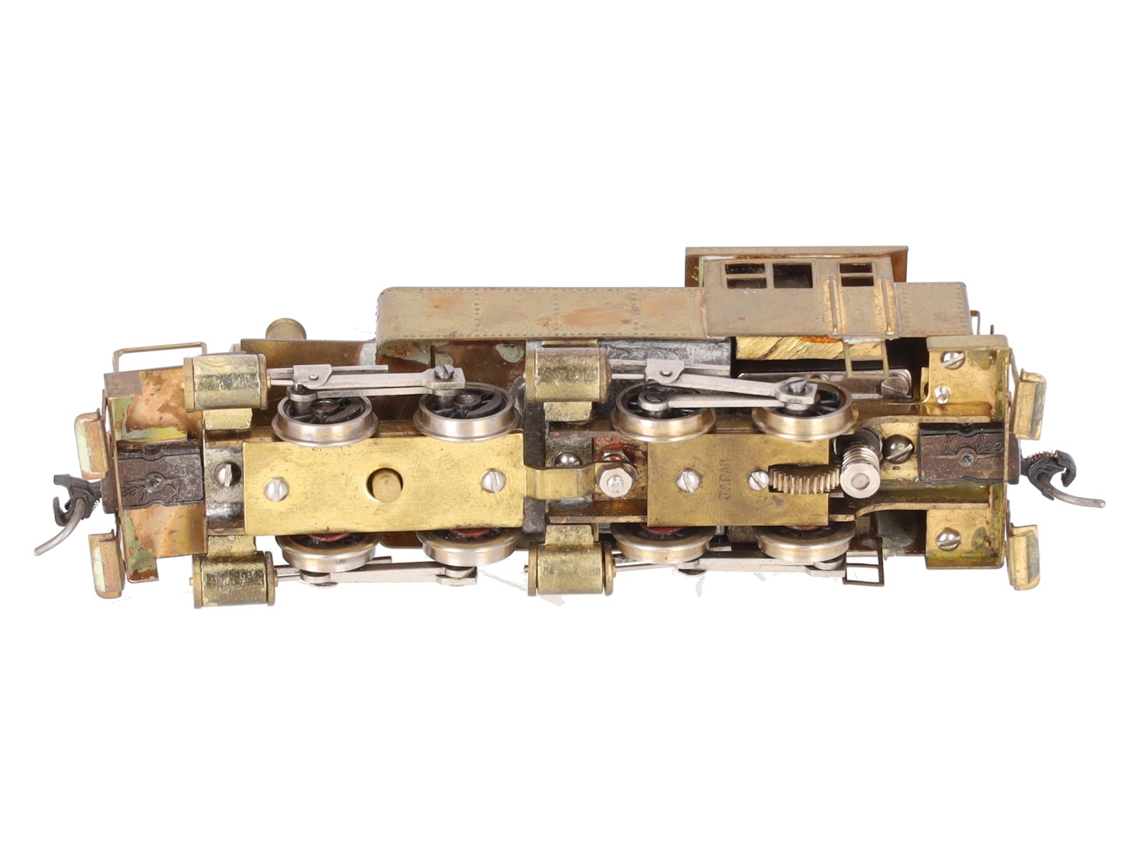 Red Ball HO Brass 0-4-4-0T Logging Locomotive -Unpainted/Box