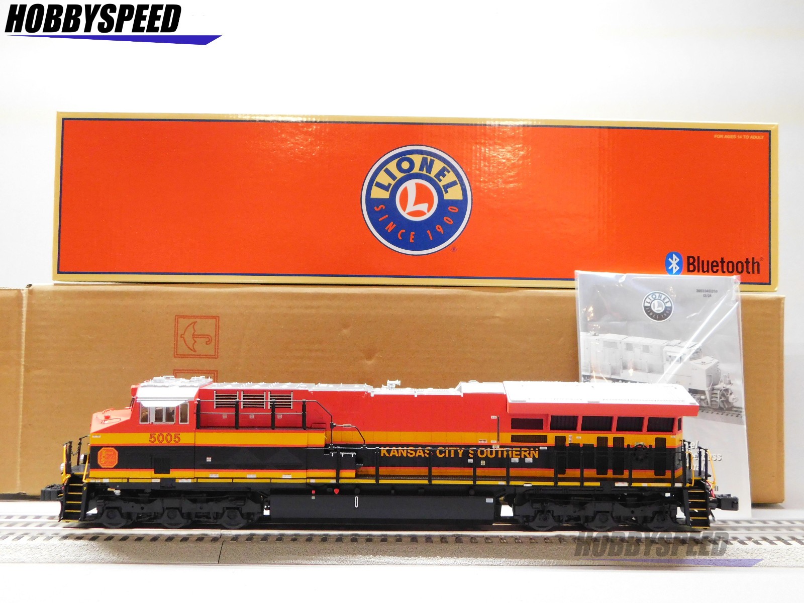LIONEL BTO KANSAS CITY SOUTERN LEGACY ET44AC DIESEL ENGINE O GAUGE 2533482 NEW