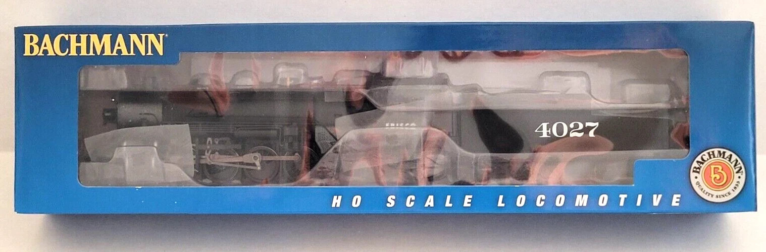 BACHMANN 54405 HO SCALE Frisco #4027 2-8-2 Light Steam Loco w/ Med Tender DC