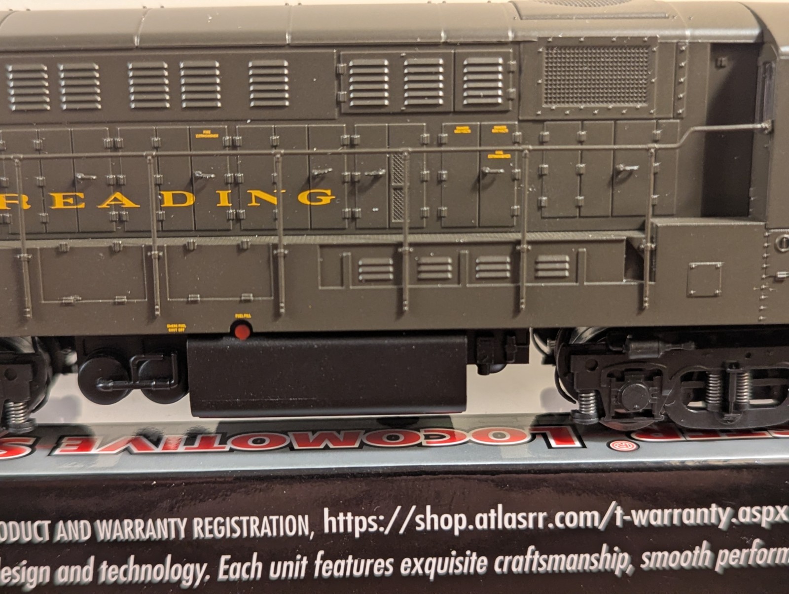 Atlas Master Silver Series HO Scale FM Trainmaster Reading #804 DCC Ready