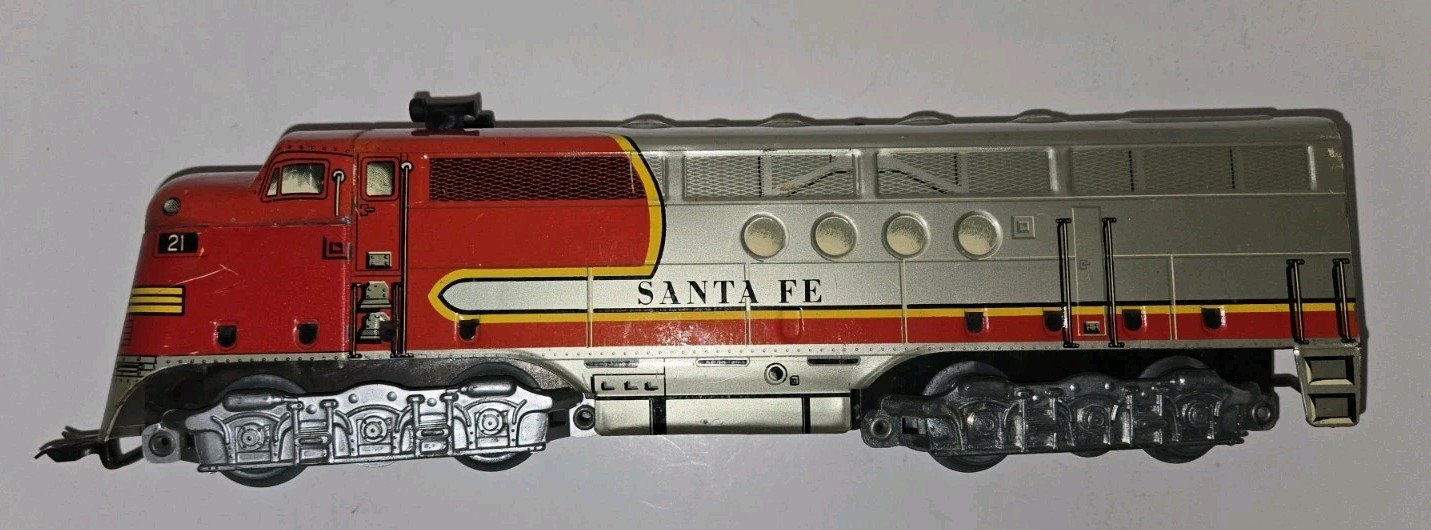 Marx 21 Santa Fe Tin Diesel Dummy A Unit