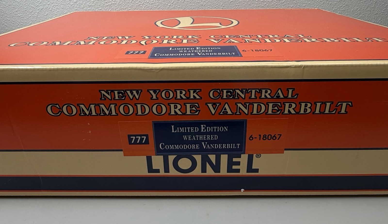 Lionel 6-18067 New York Central Weathered Commodore Vanderbilt 4-6-4 Steam New