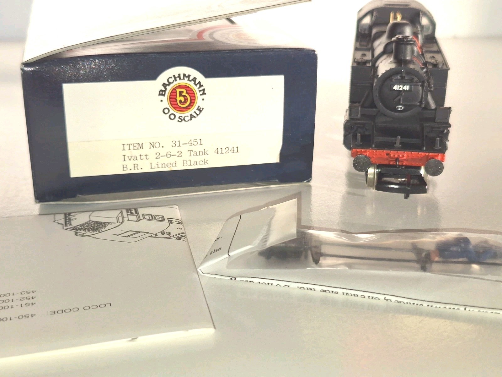 Bachmann 31451 Ivatt BR Tank. New Old Stock. Mint Cond. 2 Rail DC Boxed.OO Scale