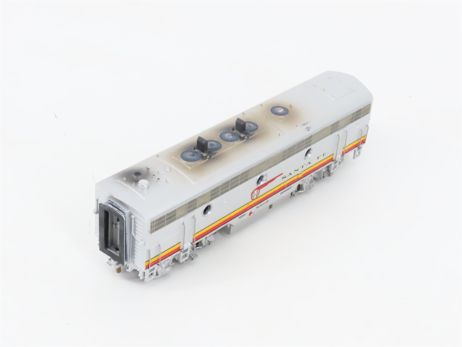 HO Athearn ATSF “Warbonnet” EMD F7A/B/B/A 4-Unit Diesel Set – Custom & Weathered