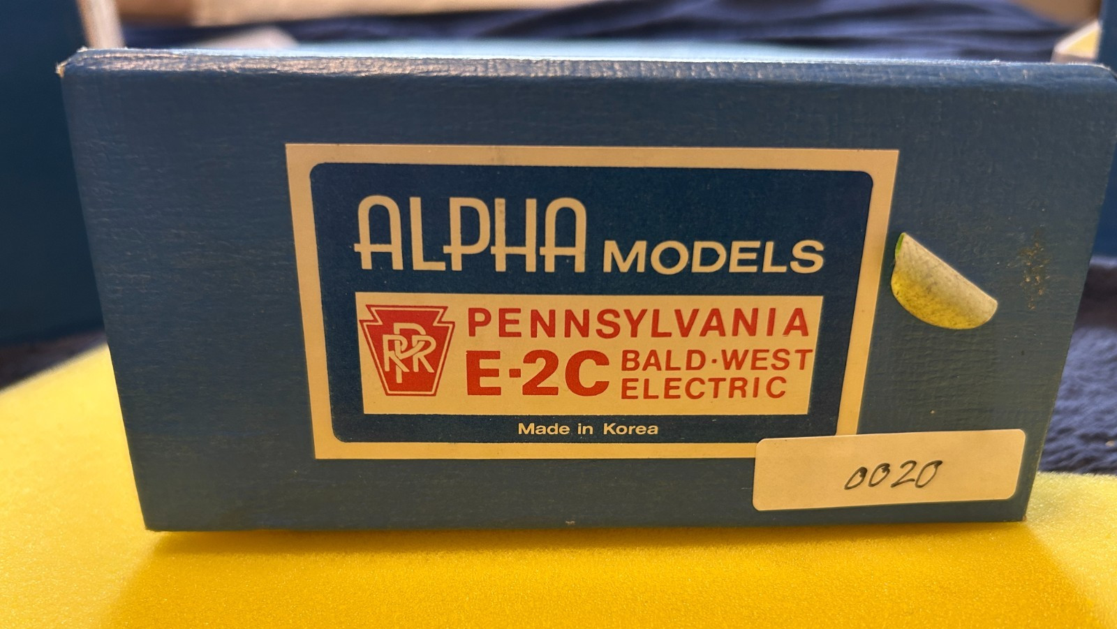 ALPHA Models HO Brass PRR E-2C Bald-West Electric Locomotive