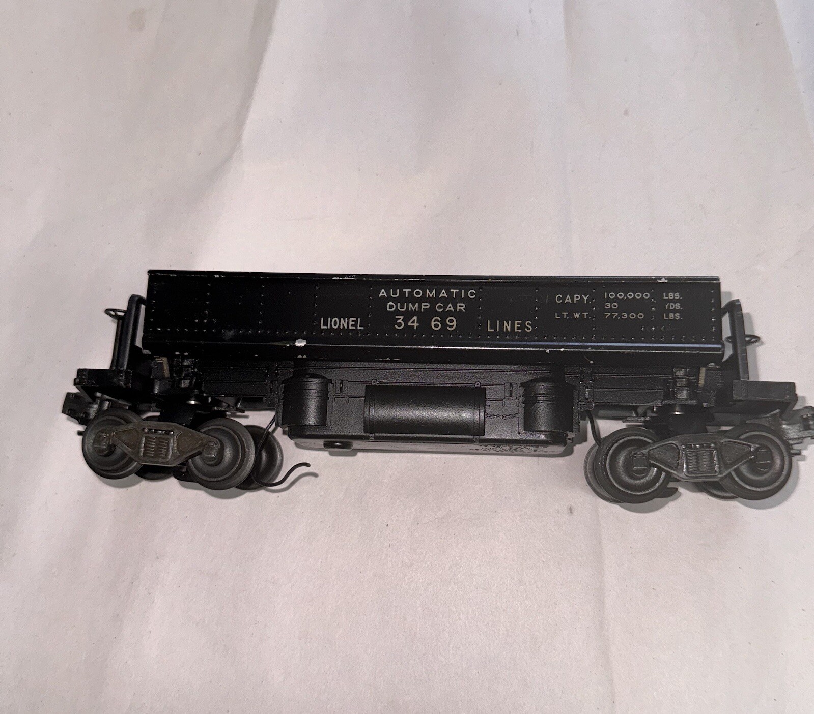 VINTAGE LIONEL 3469 Automatic Dump Car Metal.