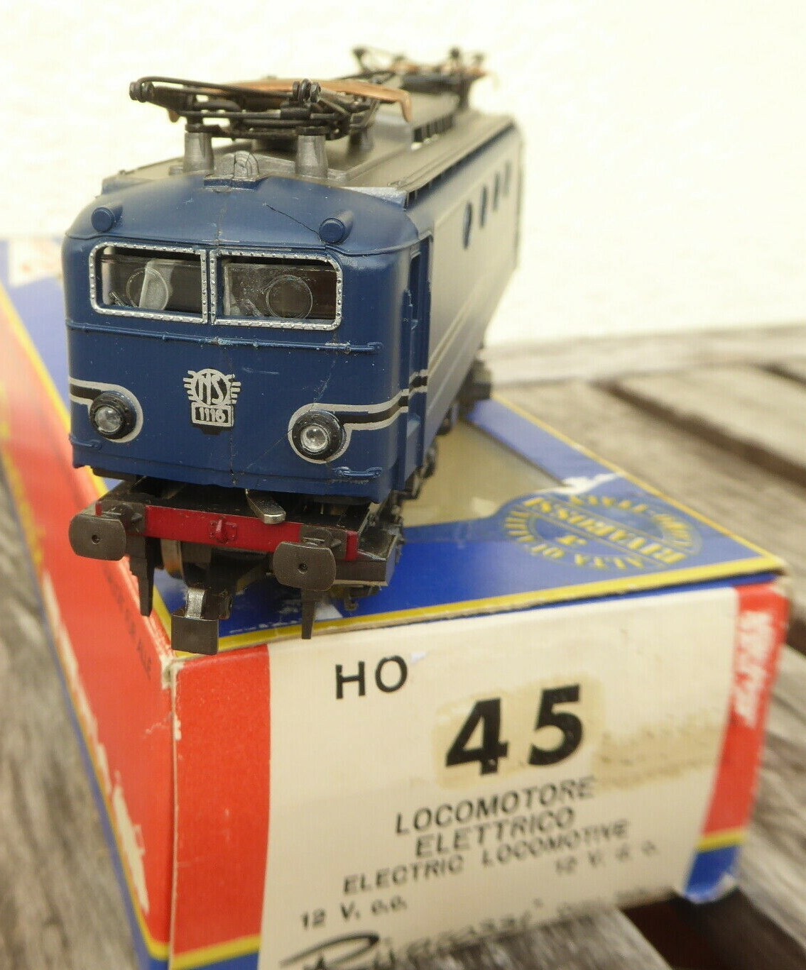 Rivarossi 45 H0 Locomotive Br 1116 NS Epoch 3/4 Well Preserved IN Old Boxed