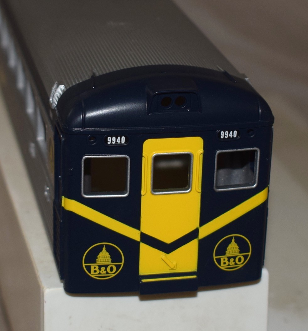 MTH Budd RDC Car Shell Baltimore & Ohio B&O #9940 – O Gauge Production Sample