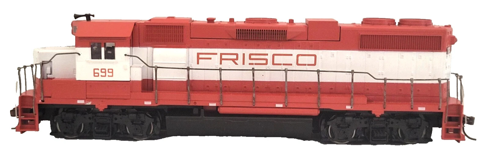 Athearn HO GP38-2 Frisco #699 DC Powered Blue Box Assembled New 4642