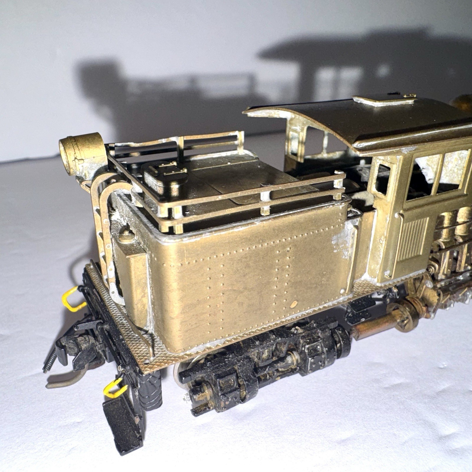 HO UNITED 2-TRUCK SHAY CLASS B GEARED LOGGING LOCOMOTIVE BRASS VINTAGE PFM???