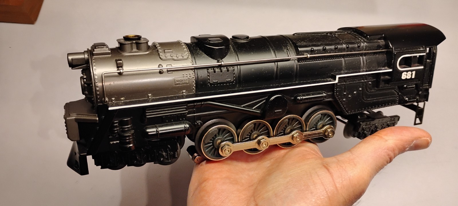 Williams O Gauge S-2 6-8-6 Engine w/ Tender: Tested/ Runs