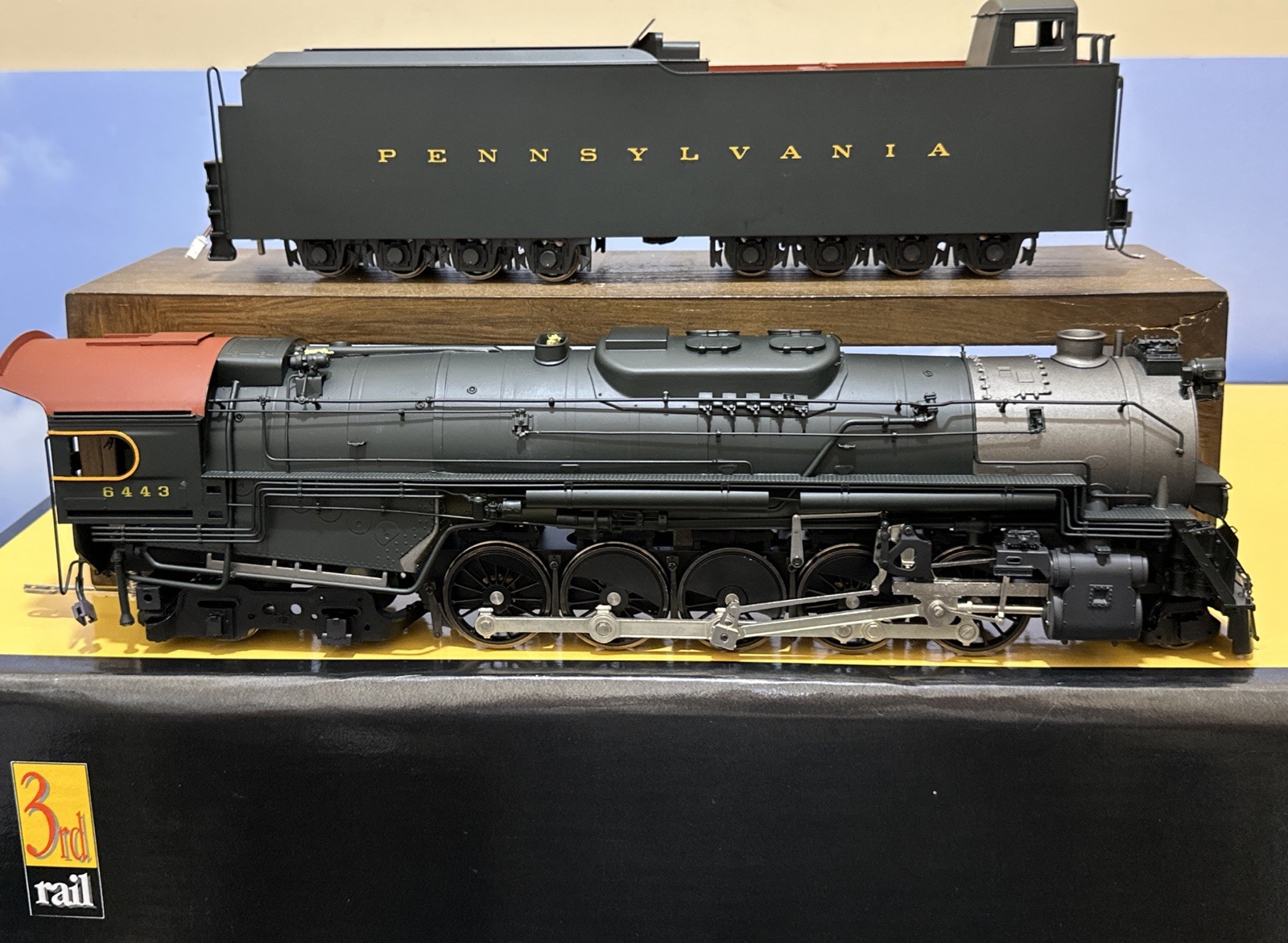 Sunset Models 3rd PRR J-1a 2-10-4 Decapod Steam Locomotive #6443 [2-RAIL] O