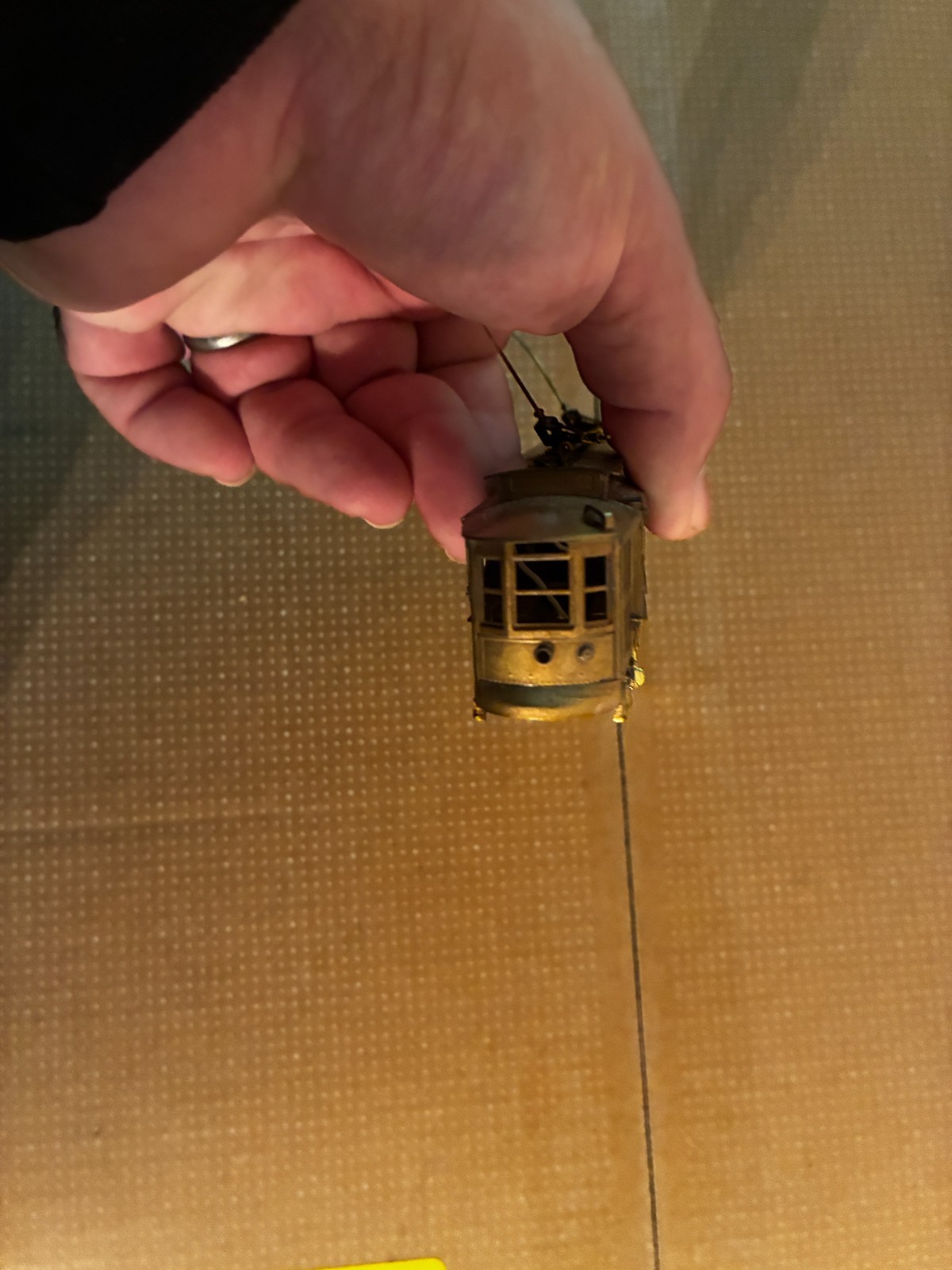 [T-HO] NJ Custom Brass Third Avenue Railway Osgood Trolley Rare HO TO-408 Untete