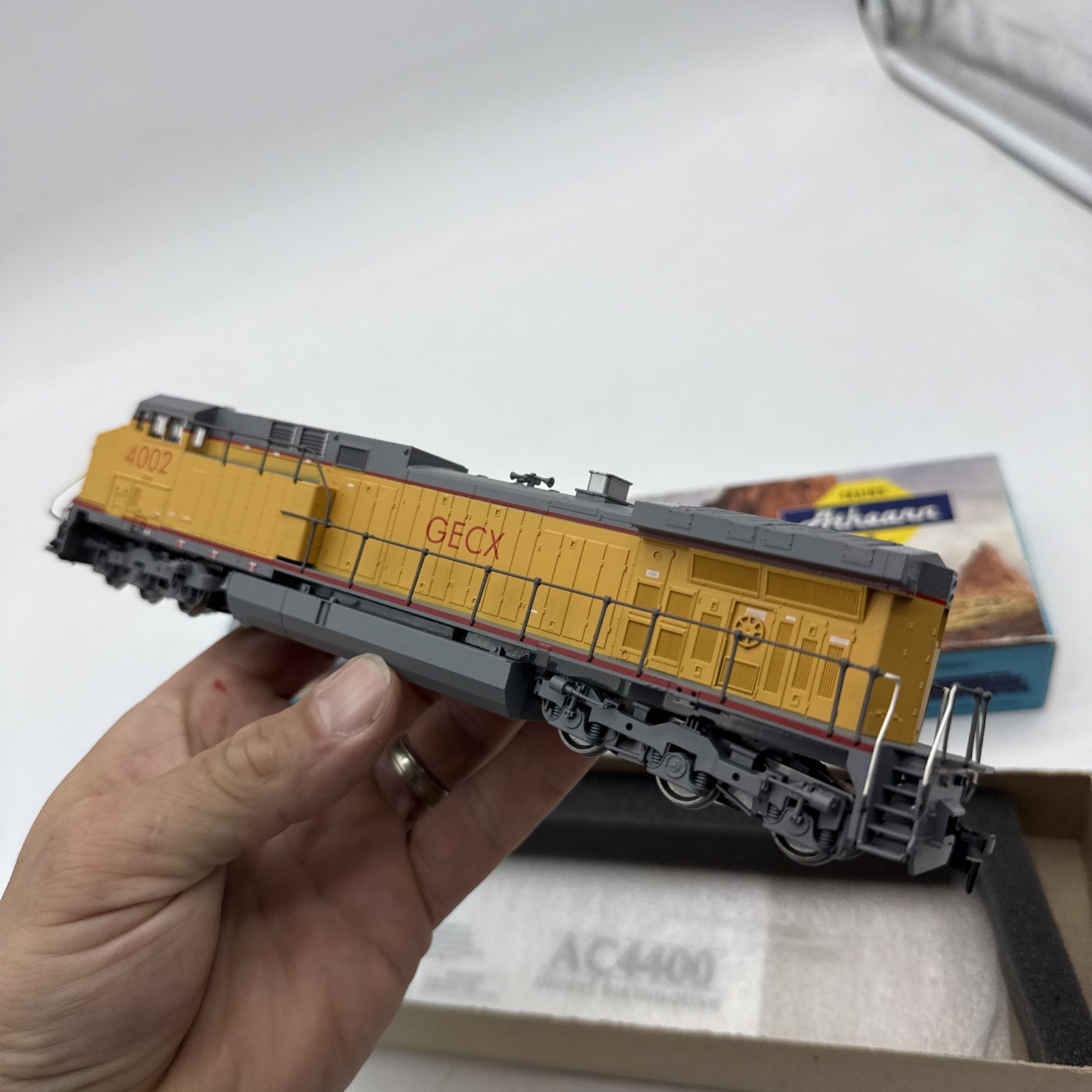 Athearn AC4400 Power GECX 4002 Locomotive Engine Train Blue Box Nice