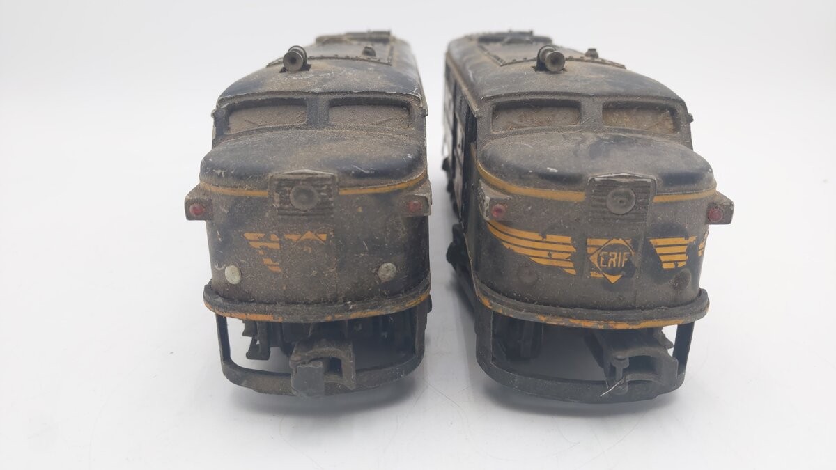 Lionel 2032 Vintage O Erie Alco AA Diesel Locomotive Set