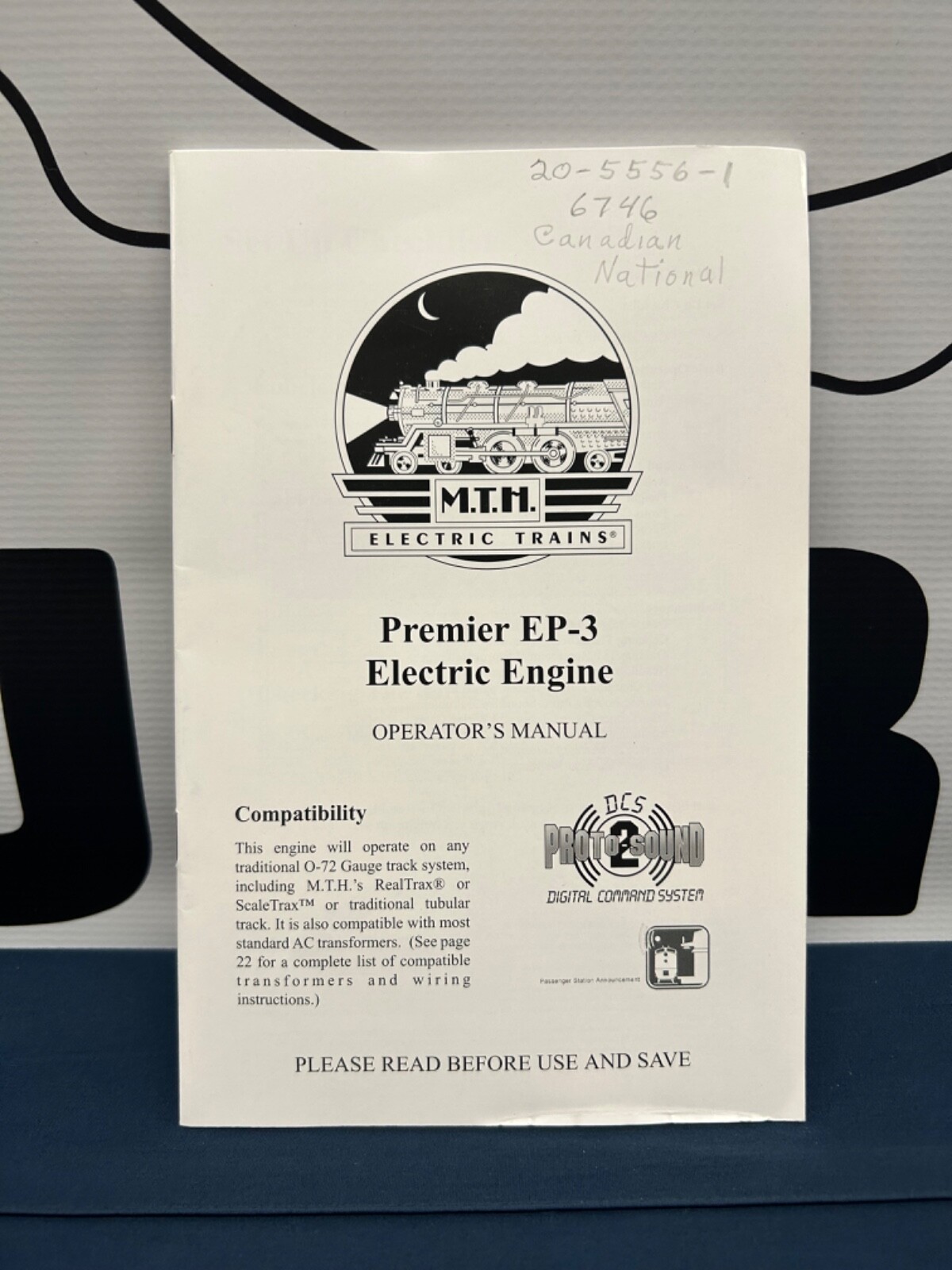 Mth Premier EP-3 Electric Engine w/ Protosound 2 Manual