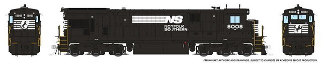 Rapido ~ HO Scale ~ Norfolk Southern ~ C30-7 #8014 ~ DC / DCC Sound ~ 042526