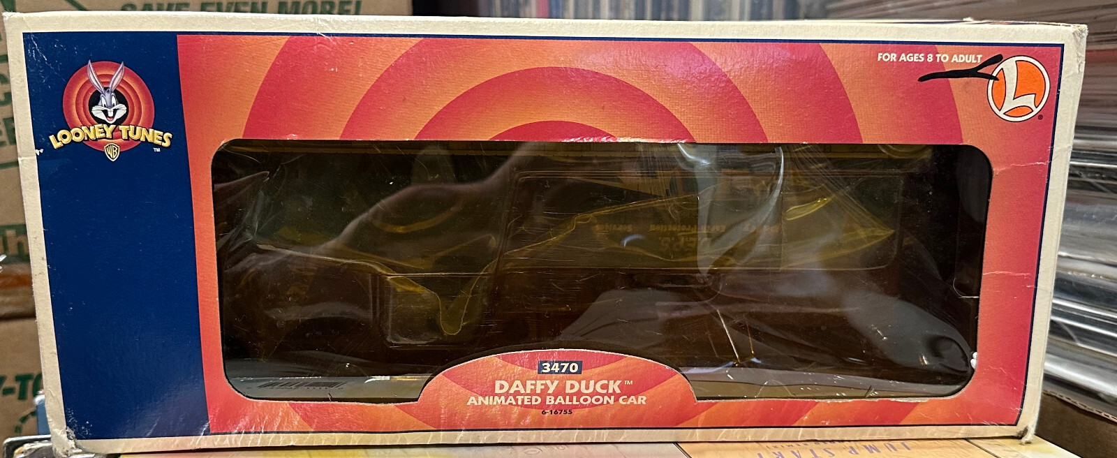 NEW Vintage 1997 LIONEL 3470 Looney Tunes DAFFY DUCK Animated Ballon Car Train