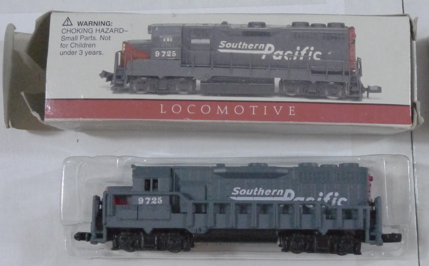 Southern Pacific Locomotive & Tank Car N SCALE High Speed Metal Products +Boxes