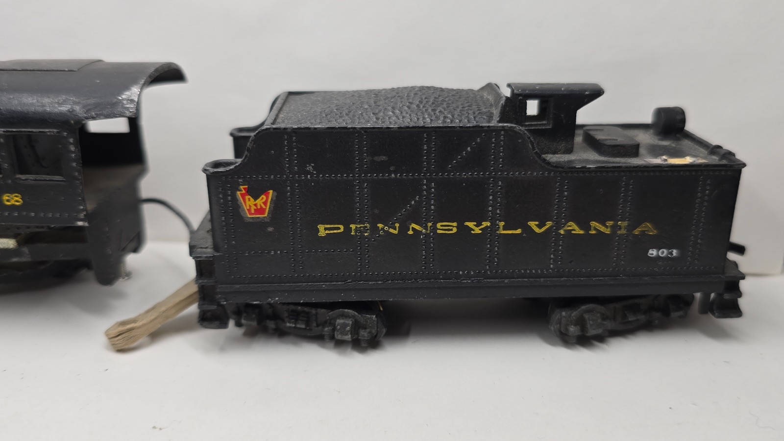 Vintage Fleischmann Pennsylvania HO Steam Locomotive Train #68 Tender W. Germany