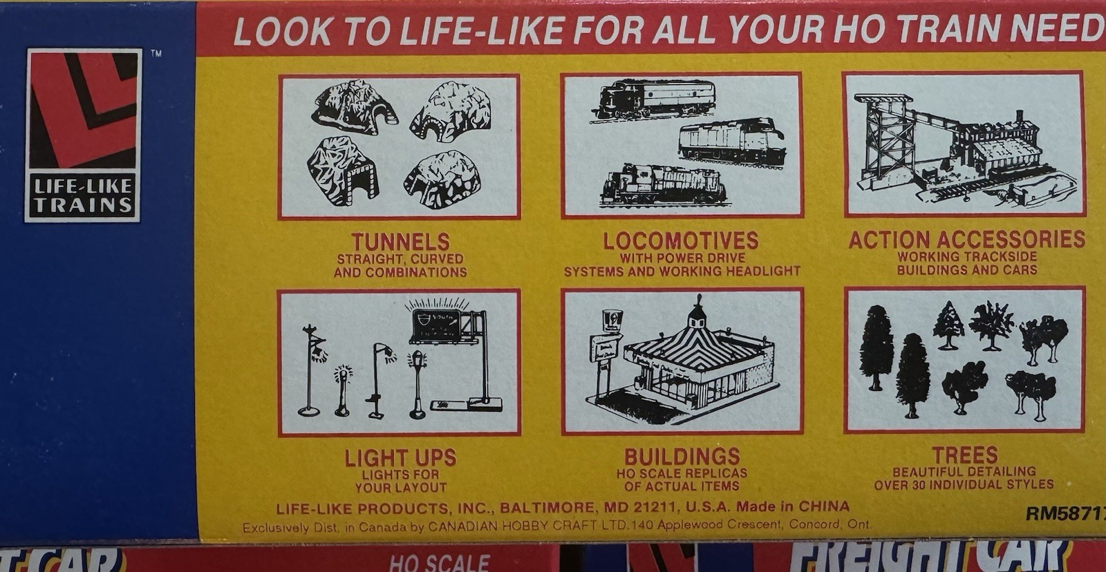 Lot Of 8 Vintage Life-like Trains Powered Locomotives/ Freight Cars New In Box