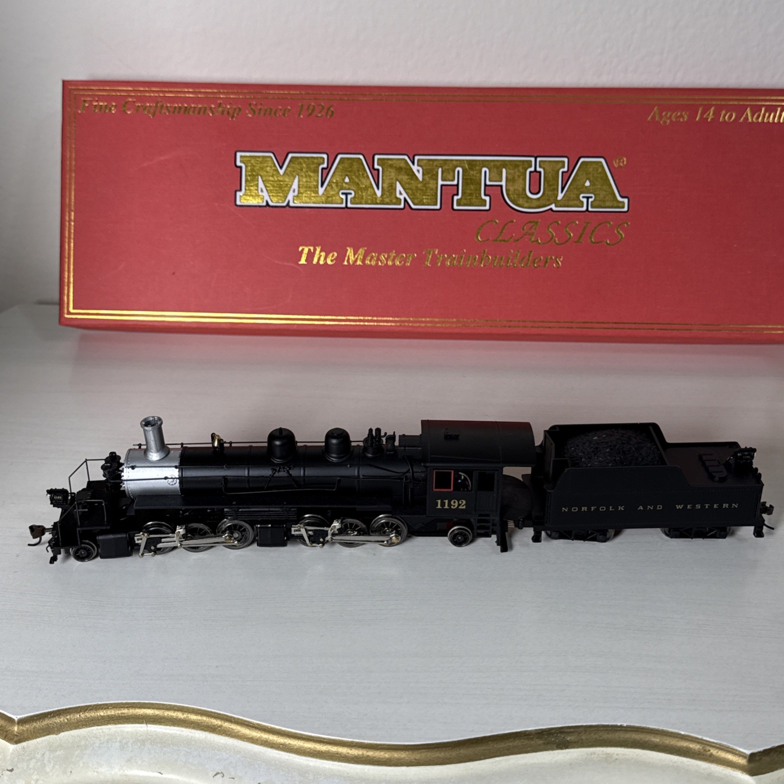 Mantua 345103 2-6-6-2 Norfolk & Western Engine 1192 Articulated Logger &Tender