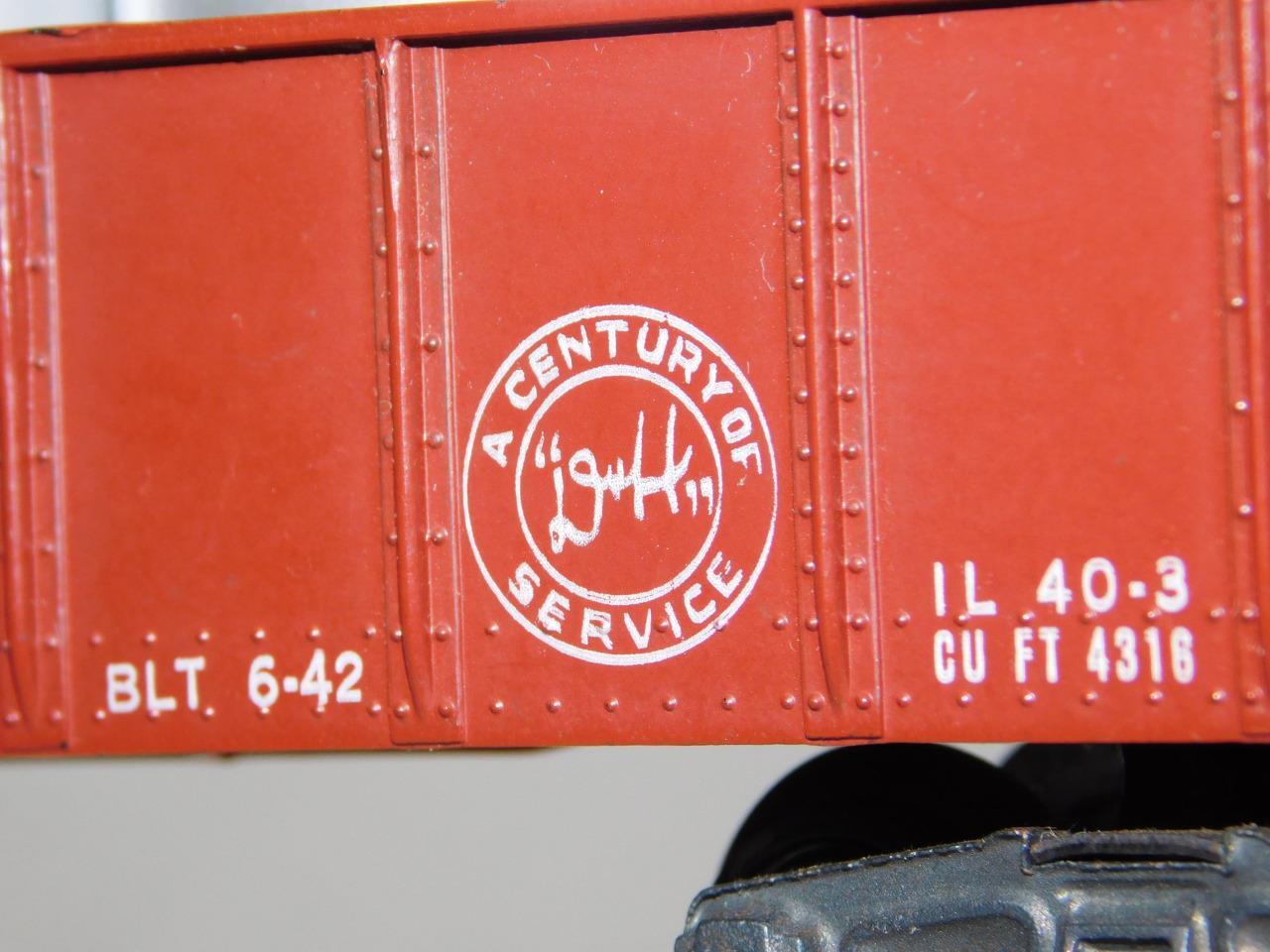 CLEAN American Flyer 916 Delaware Hudson Gondola w/5 cannister D&H EARLY version