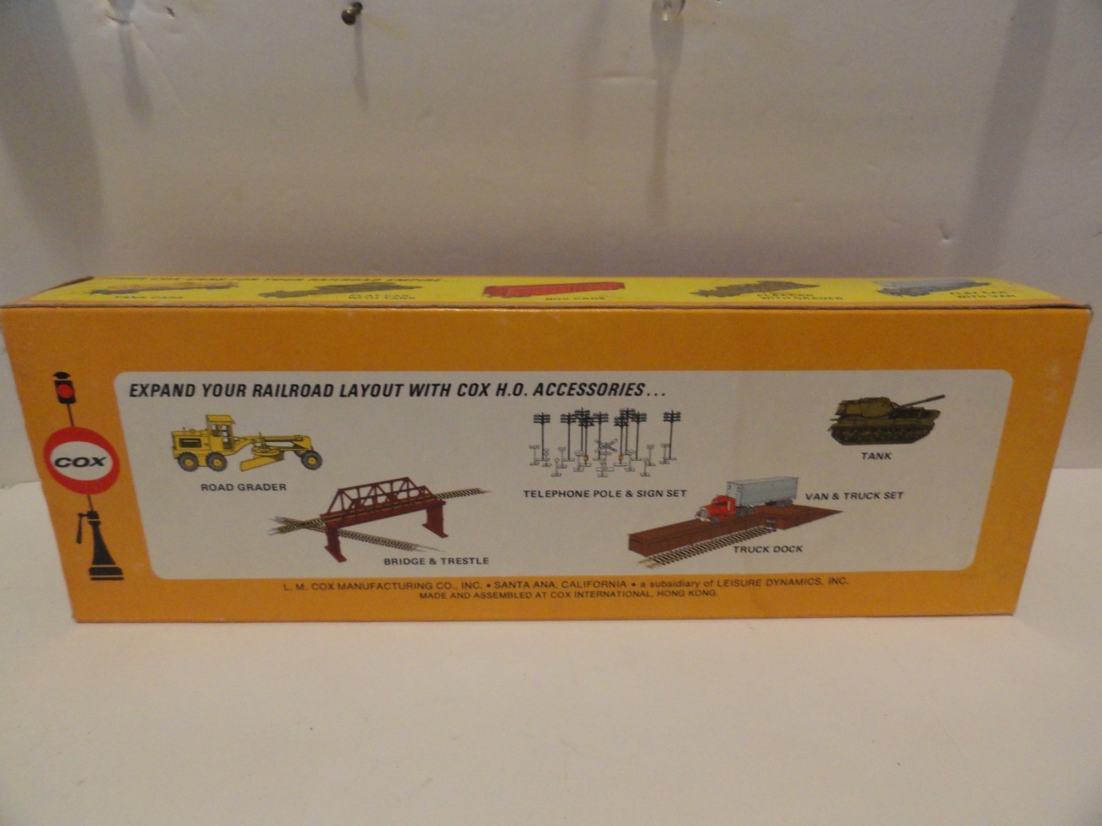 COX HO Championship Trails GP-9 Locomotive No. 6113-7 NIB Tested Runs & Lights