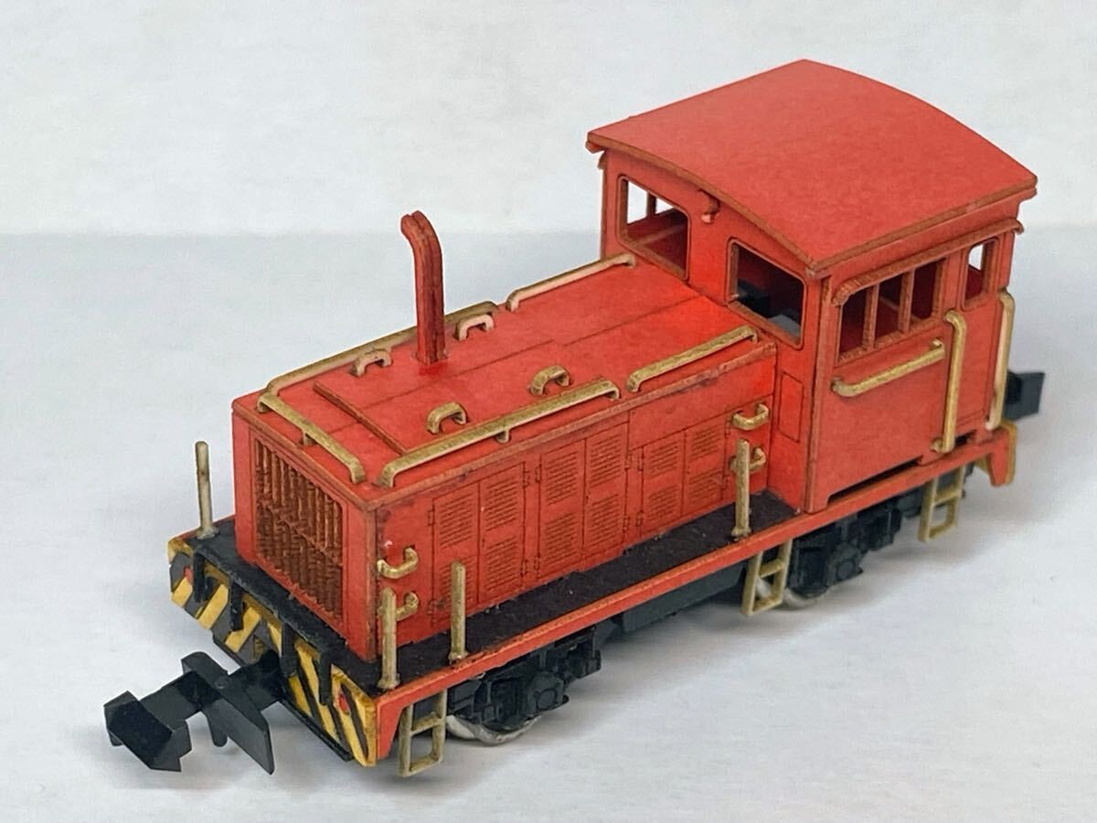 KIHA Kobo B-21 20t Industrial Locomotive Shunting Locomotive Color Paper Kit