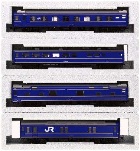 KATO HO scale 24 Sleeper Train Hokutosei Basic 4-Cars Set 3-515 Model Train