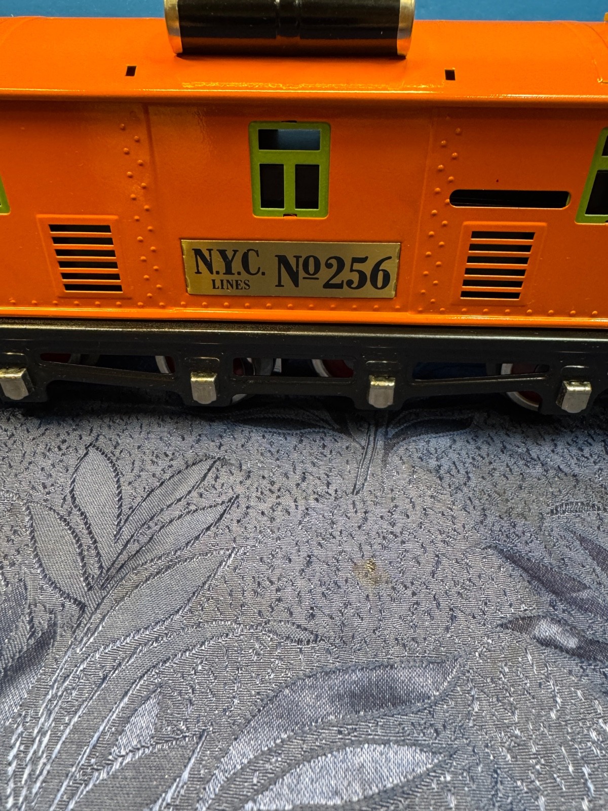 Williams Repro Prewar O Gauge Lionel No. 256 Orange NYC Lines Electric Loco