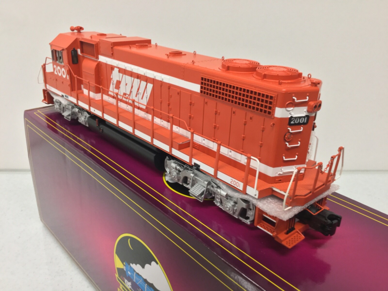 MTH 20-21224-1 Toledo, Peoria & Western GP38-2 Diesel w/PS3 3 Rail O Scale NIB
