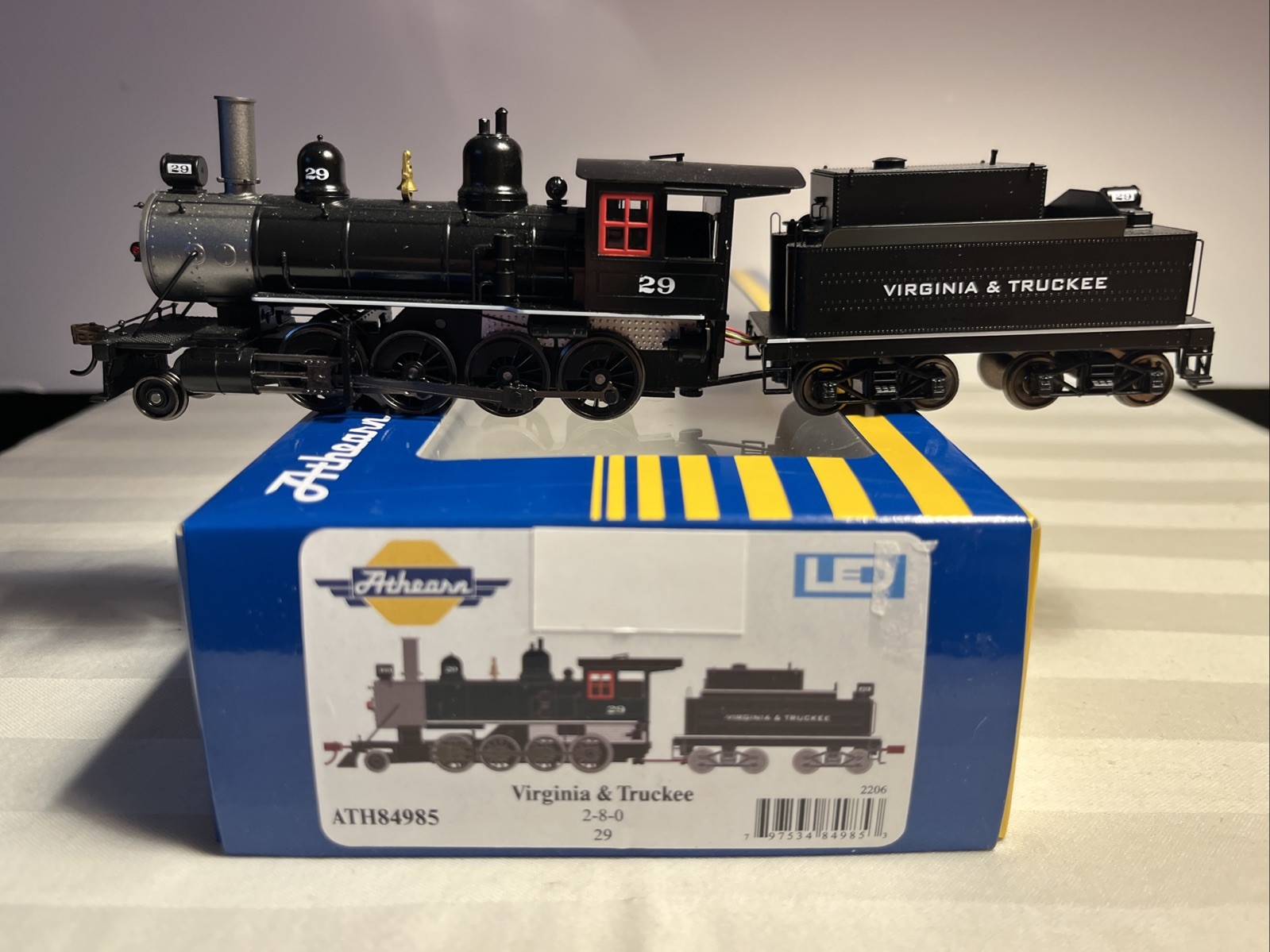 HO Scale Athearn RTR Virginia & Truckee 2-8-0 DCC/Sound READY TESTED