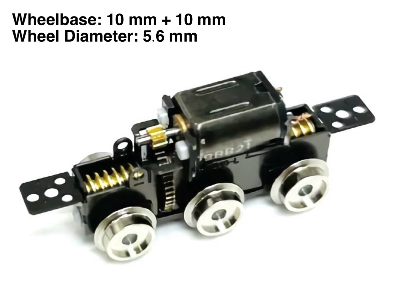 N/HOn30/HOe/009/O9 Aru 0-6-0/6-Wheel Power Drive Chassis for Locomotive & Tender