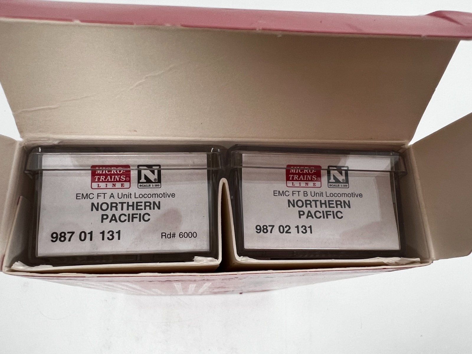 Micro-Trains Line Northern Pacific EMD FT A/B Unit Locomotive Rd#6000 – (S) #6F