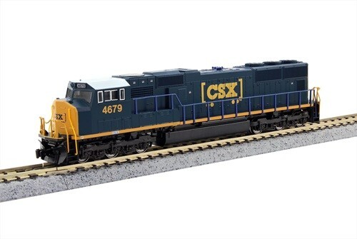 N Scale KATO 176-7616 CSX SD70M Flat Radiator Rd# 4679 DCC Ready