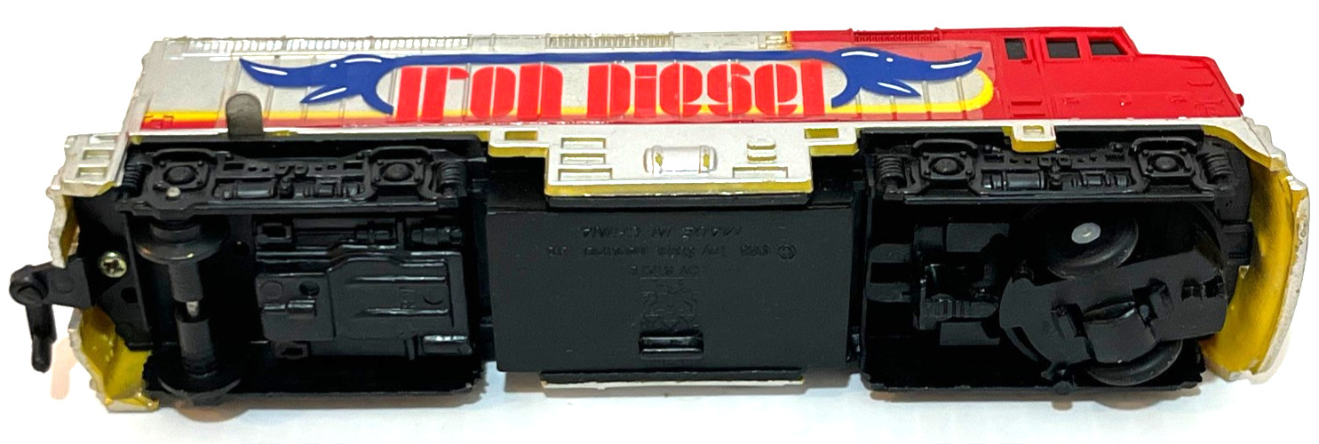 Vintage Iron Diesel Locomotive Train Toy State Industries Railroad