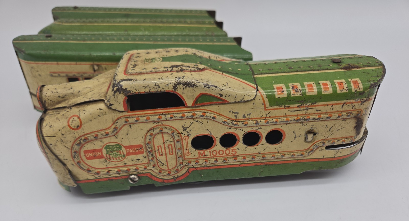 Vintage Marx M10005 Tin Litho Union Pacific Train/Cars O Gauge Item Untested