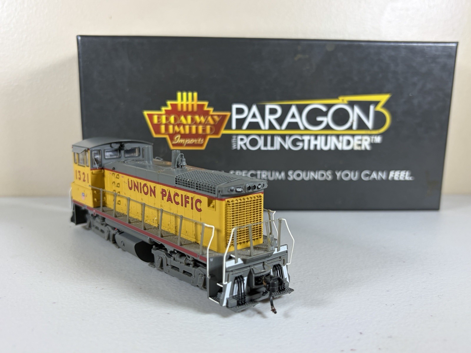 HO Broadway Limited DCC Sound Union Pacific SW1500 #1321